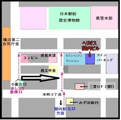 横浜リーガルハート司法書士事務所の地図